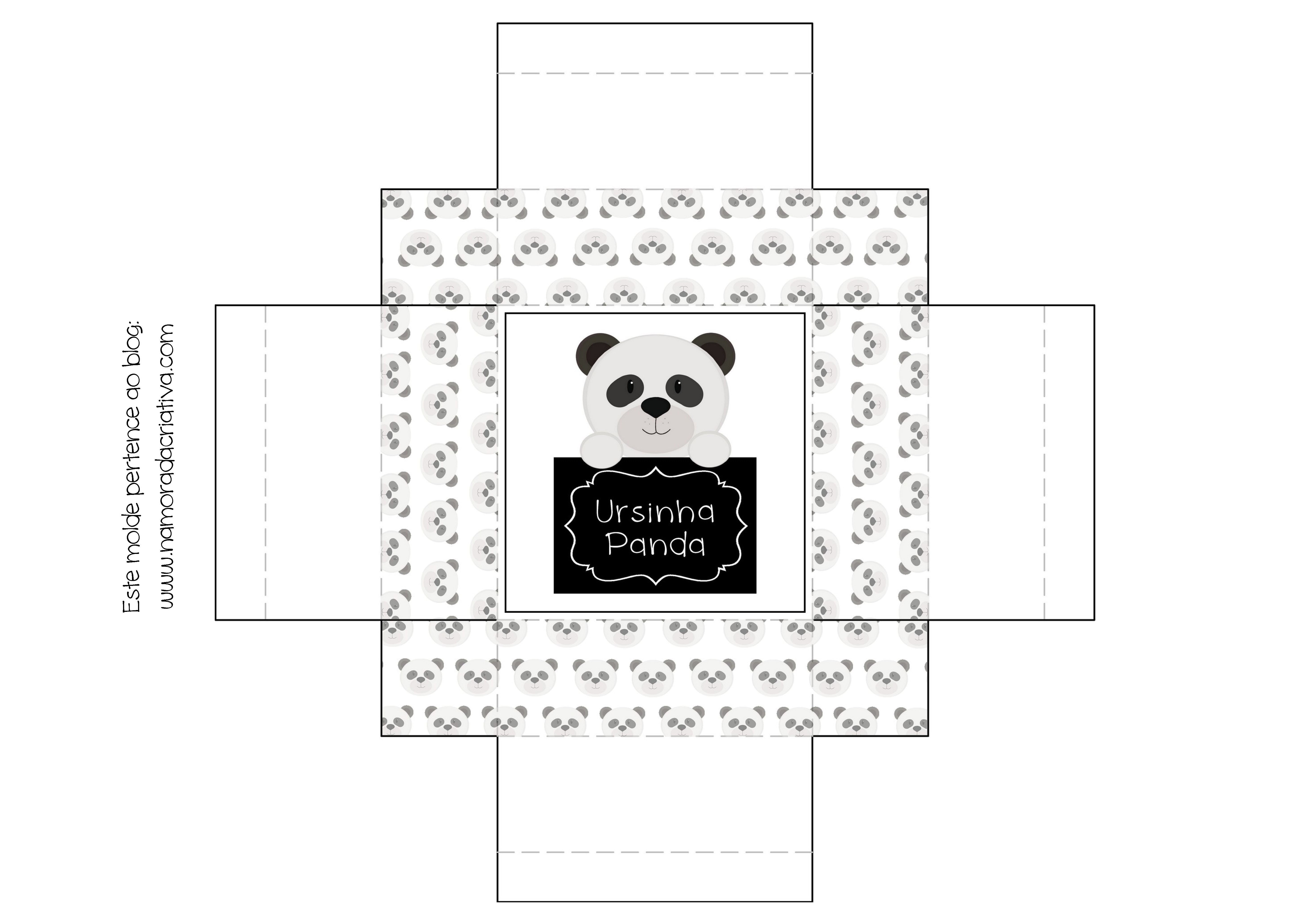 URSA PANDA Como desenhar um urso panda fofo Kawaii ❤ Desenhos