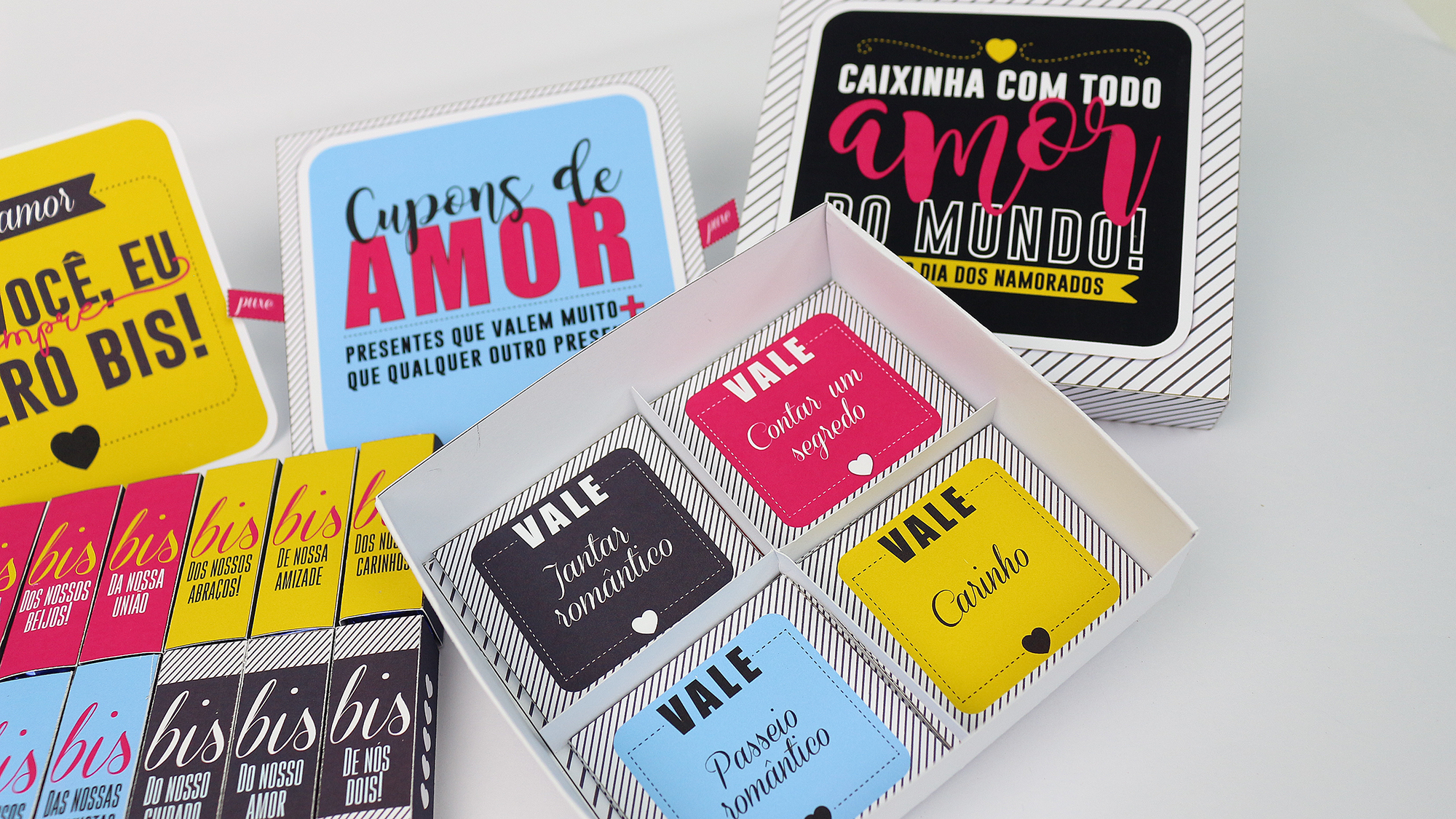 Caixa Bis Dia dos Namorados para Imprimir - Fazendo a Nossa Festa