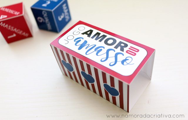 Namorados Jogo do Amor ou Amasso + Cartão Personalizado Casal