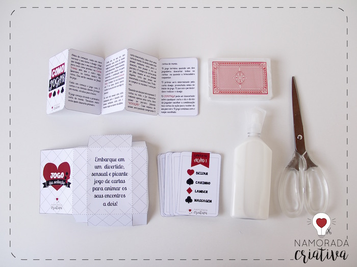 DIY Valentine's Day: Jogo de Cartas Picante  Carta dia dos namorados, Dia  dos namorados feito em casa, Jogo de cartas