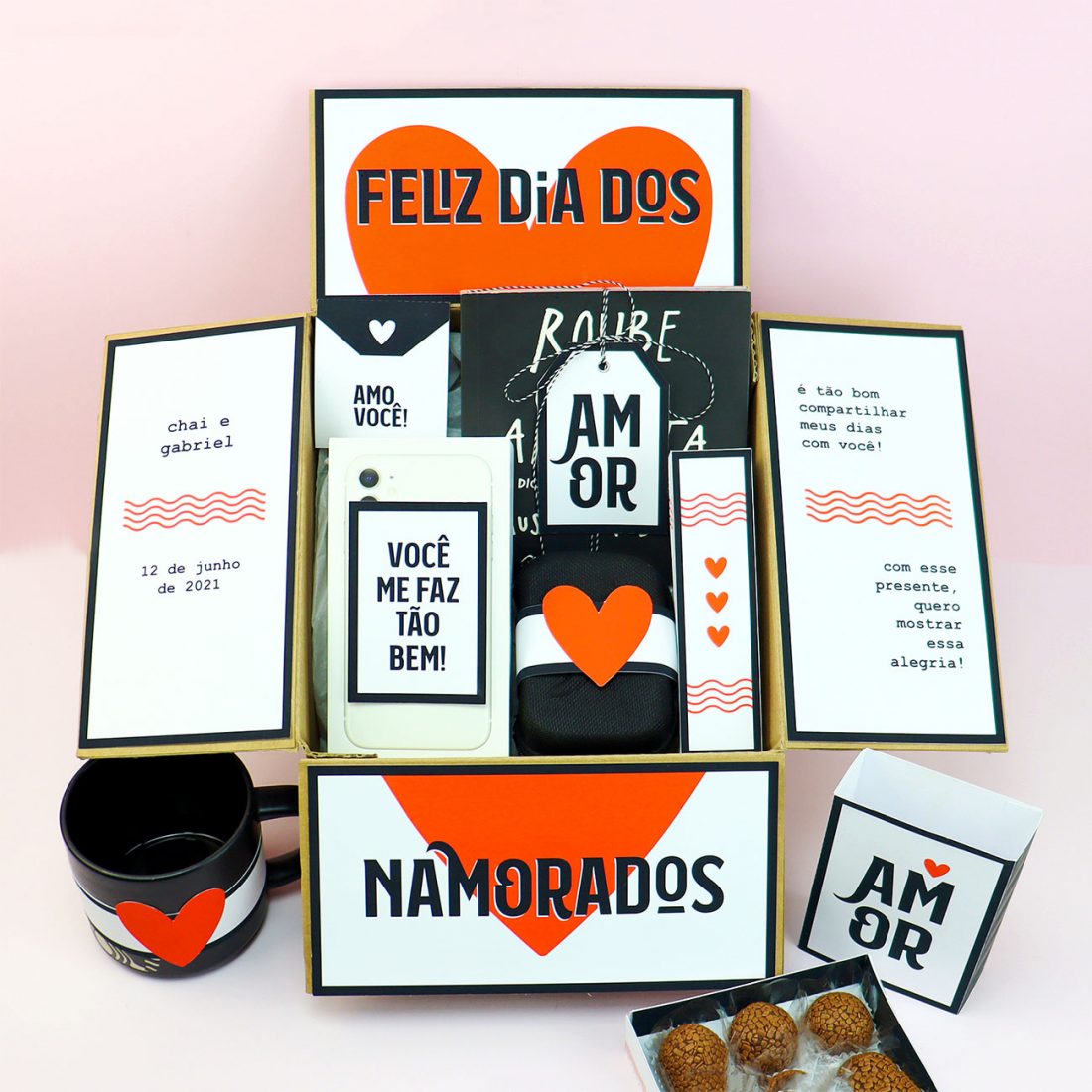 Kit Presente Para O Dia Dos Namorados Namorada Criativa Por Chaiene